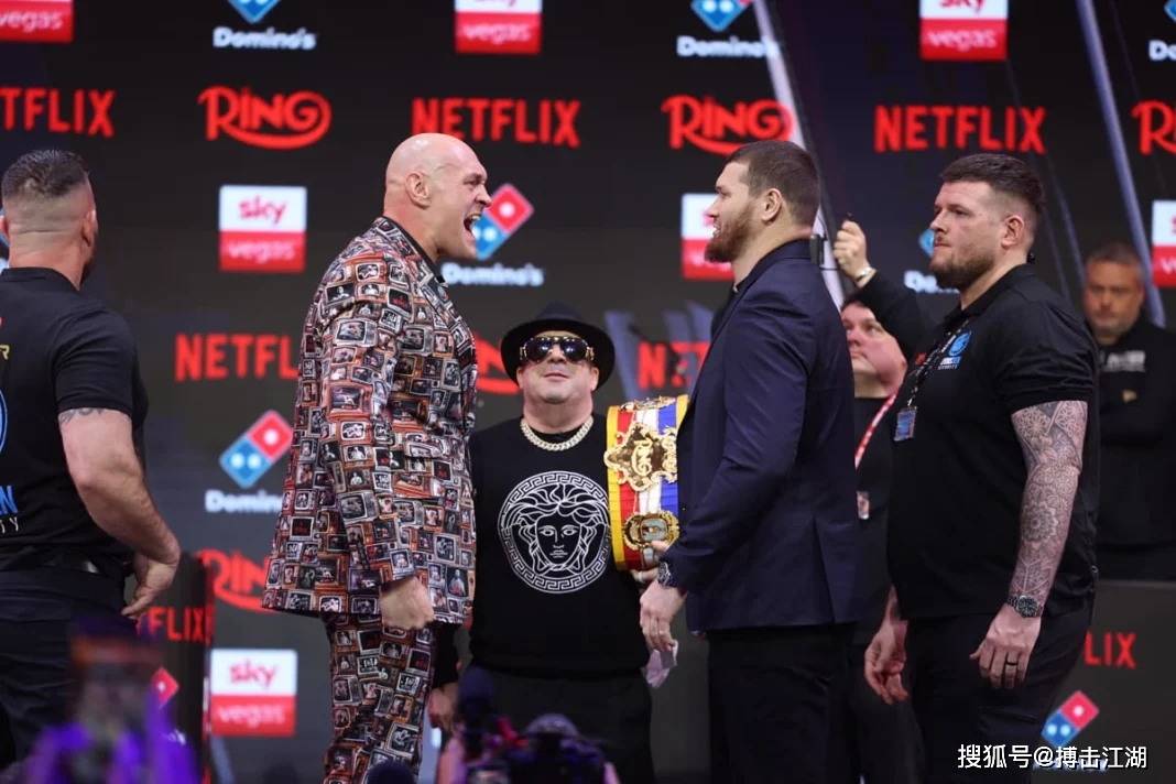 泰森富里和马赫穆多夫赛前发布会！对手曾和800斤黑熊摔跤